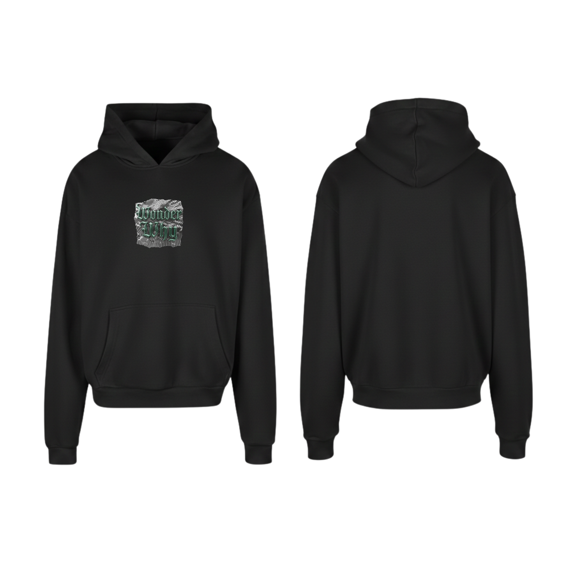 OVERSIZED HOODY LOGO CHROME