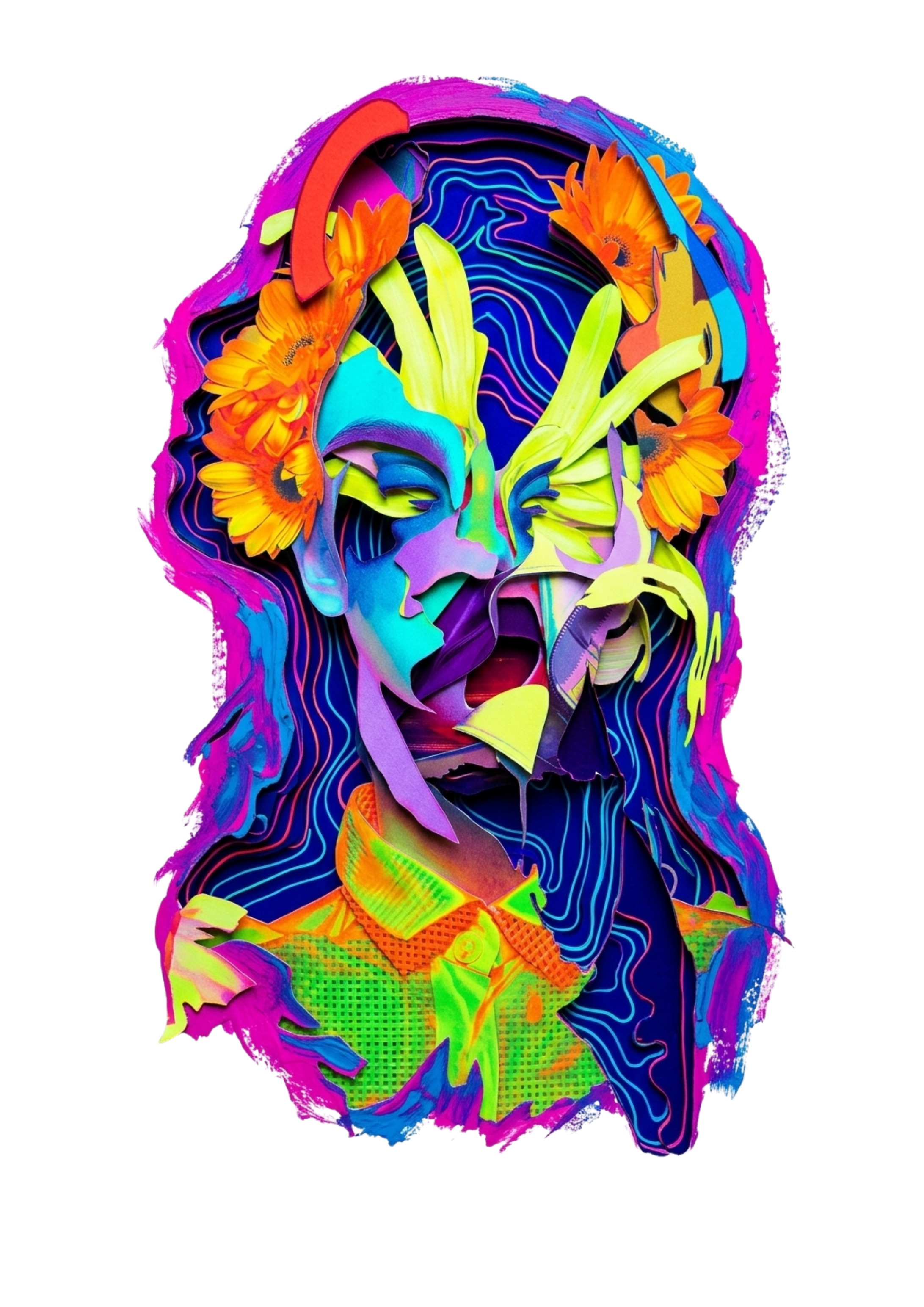 OVERSIZED HOODY WEARABLE ART Multiversum