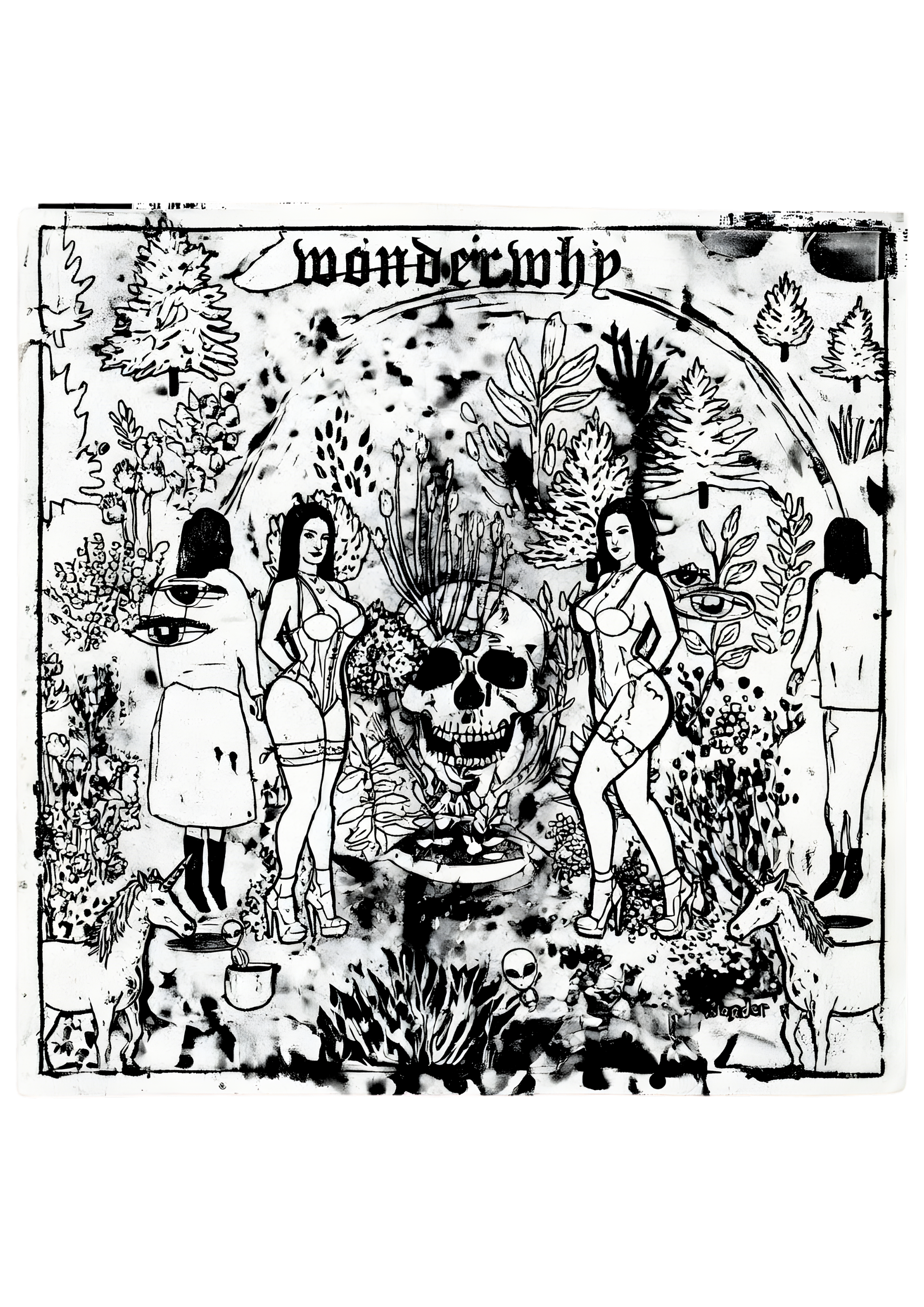 SHIRT WEARABLE ART Magic garden