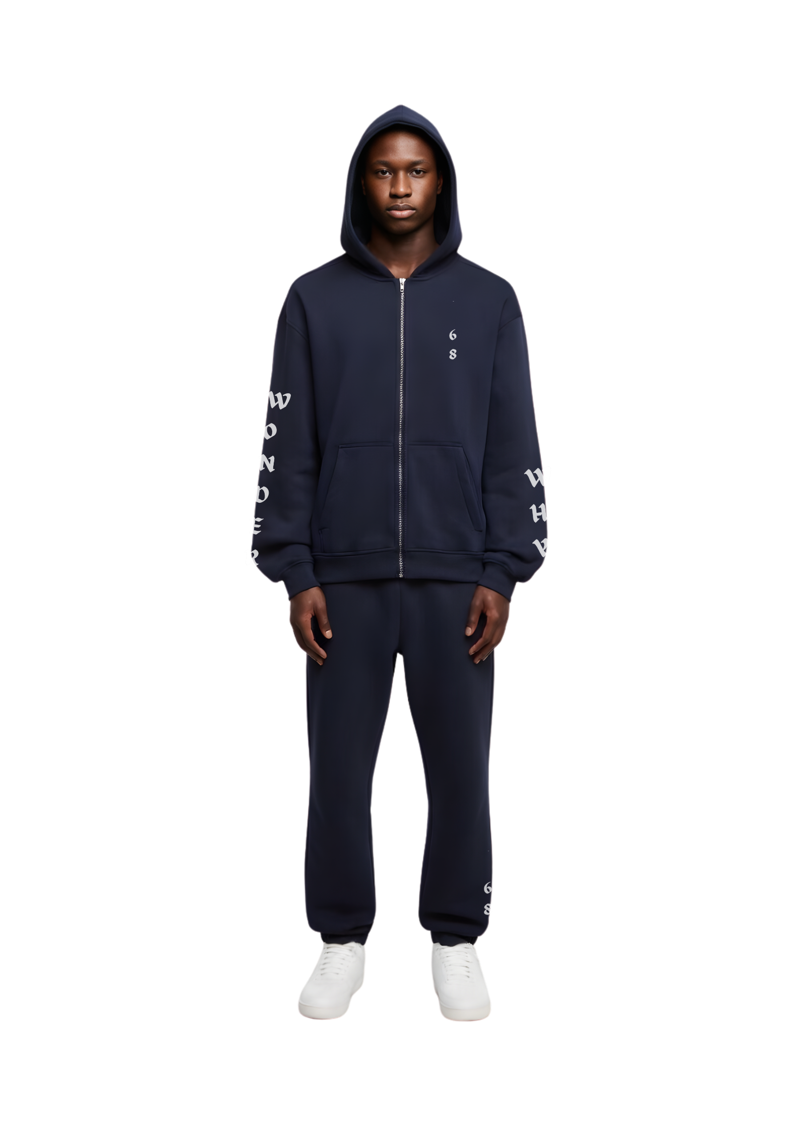 OVERSIZED ZIP HOODY WEARABLE ART Running